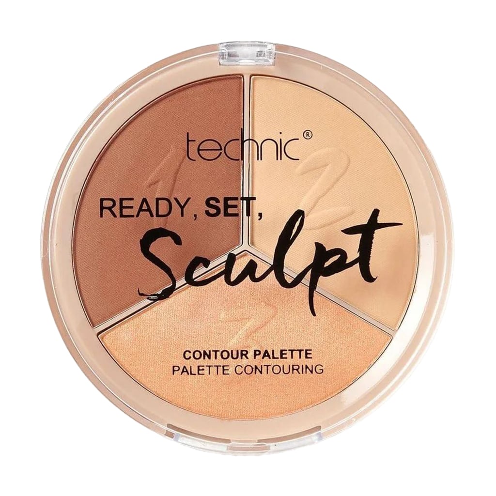 Палетка для контурингу обличчя technic Ready Set Sculpt Contour Palette, Medium, 9.9 г